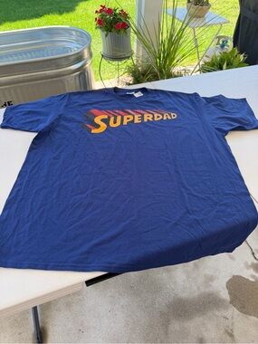 Navy "Superdad" Graphic Tee